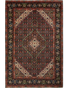 Tappeto Tabriz Persia grigio marrone 200x303