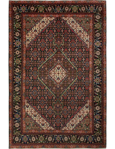 Rug Tabriz Persia grey brown 200x303