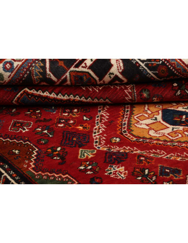 Tappeto Shiraz Fine Persia marrone giallo 162x218