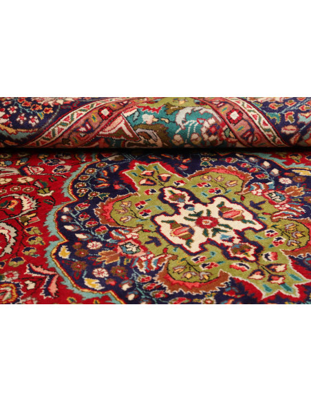 Tabriz 205x280 Cm Tabriz Persia Lana Cardata A Mano Cotone