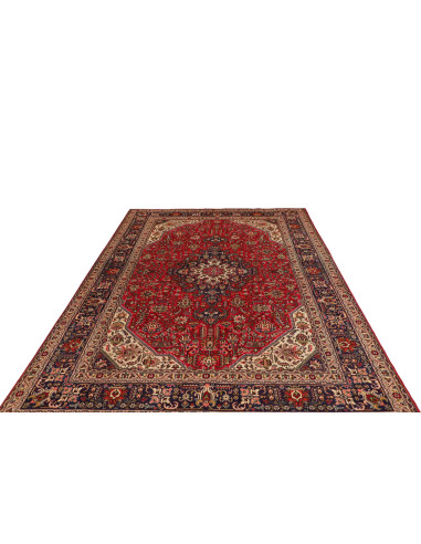 Tabriz 200x305 Cm Tabriz, Persia, Hand-carded Wool warp: