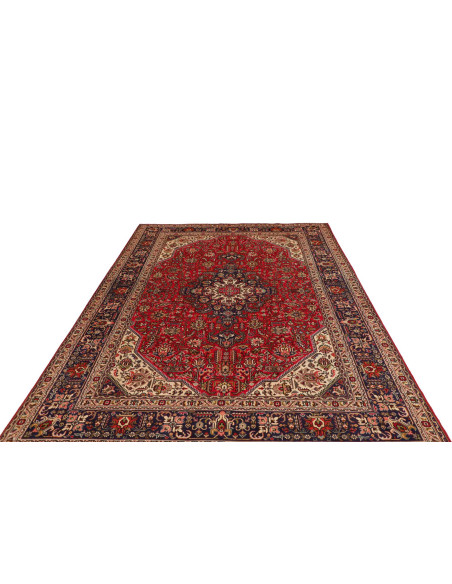 Tabriz 200x305 Cm Tabriz, Persia, Hand-carded Wool warp: