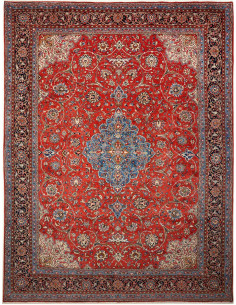 Tappeto Sarough Persia marrone blu 280x365