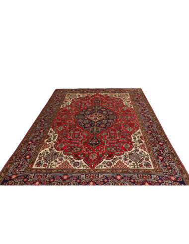 Tabriz 204x290 Cm Tabriz, Persia, Hand-carded Wool warp: