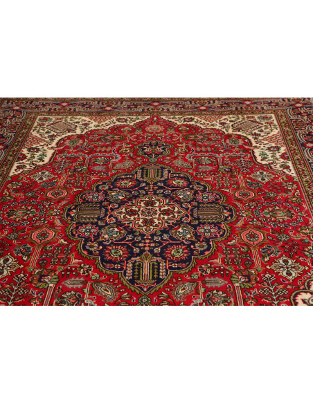 Tabriz 204x290 Cm Tabriz, Persia, Hand-carded Wool warp: