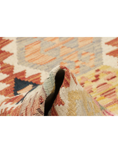 Tappeto Kilim Afghanistan marrone 124x181
