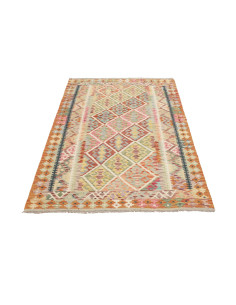 Tappeto Kilim Afghanistan marrone grigio 121x186 2