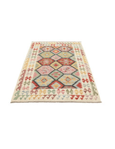 Tappeto Kilim Afghanistan beige giallo 129x181 2