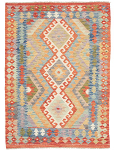 Kilim 123x173 Cm Kilim Afghanistan Hand-carded Wool warp