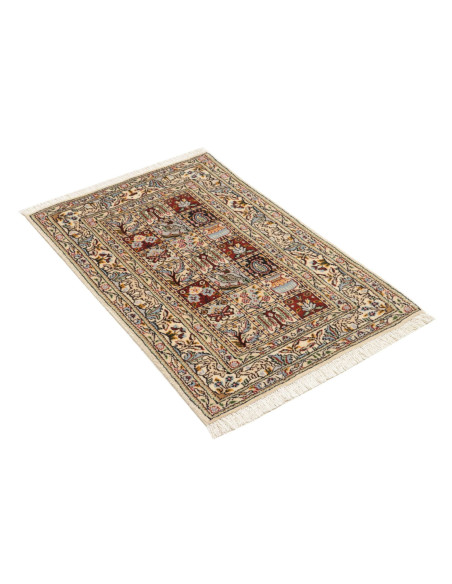 Rug Moud Persia beige maroon 55x88