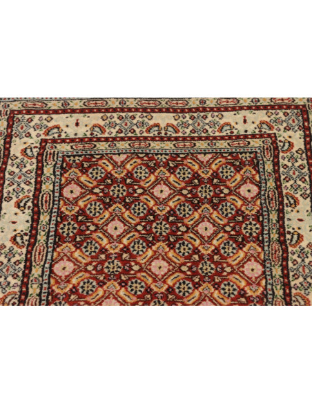 Rug Moud Persia maroon yellow 55x90