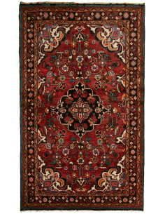 Rug Hamadan Persia maroon brown 125x204