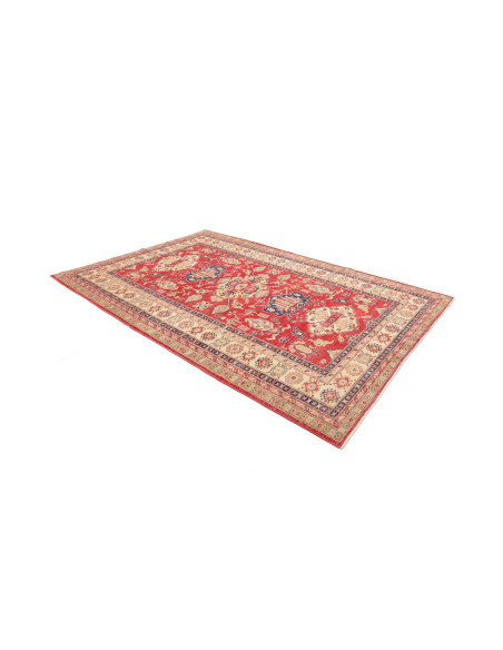 Kazak Fine 202x290 Cm Kazak Fine, Pakistan, Hand-carded Wool