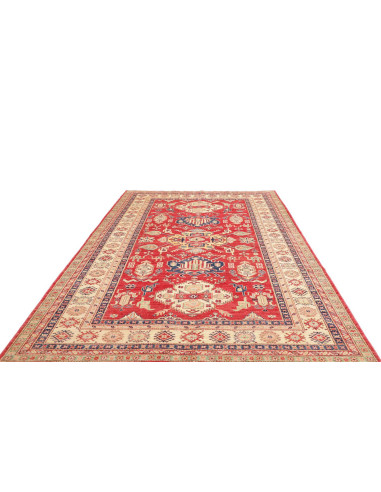 Kazak Fine 202x290 Cm Kazak Fine, Pakistan, Hand-carded Wool