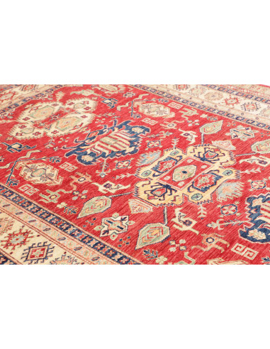 Kazak Fine 202x290 Cm Kazak Fine, Pakistan, Hand-carded Wool