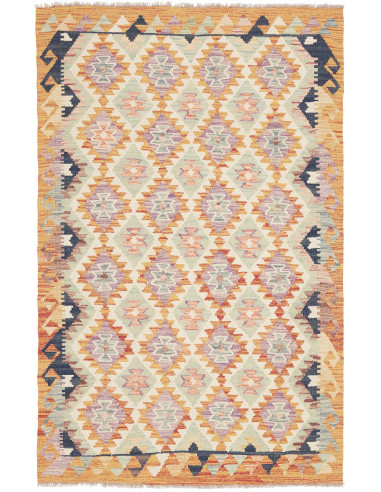 Kilim 114x176 Cm Kilim, Afghanistan, Lana Cardata A Mano