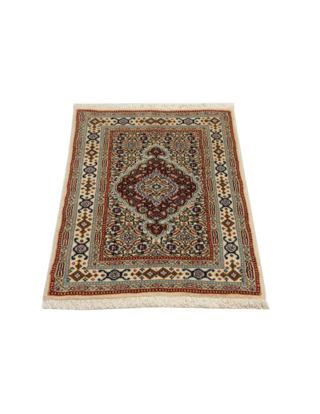 Rug Moud Persia maroon beige 57x90