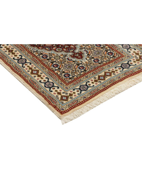 Rug Moud Persia maroon beige 57x90