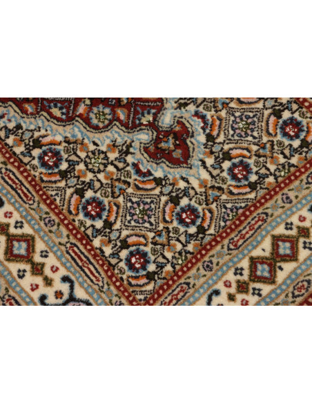 Rug Moud Persia maroon beige 57x90