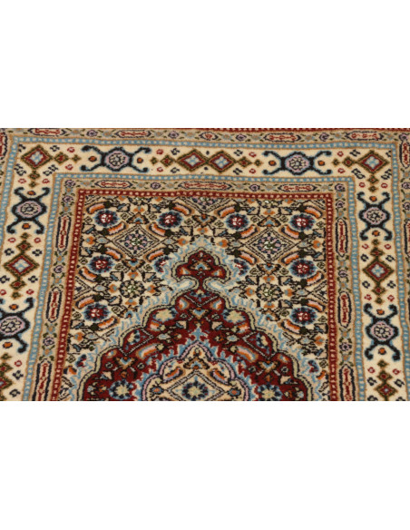 Rug Moud Persia maroon beige 57x90
