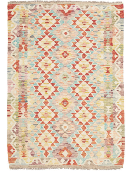 Kilim 128x178 Cm Kilim Afghanistan Lana Cardata A Mano