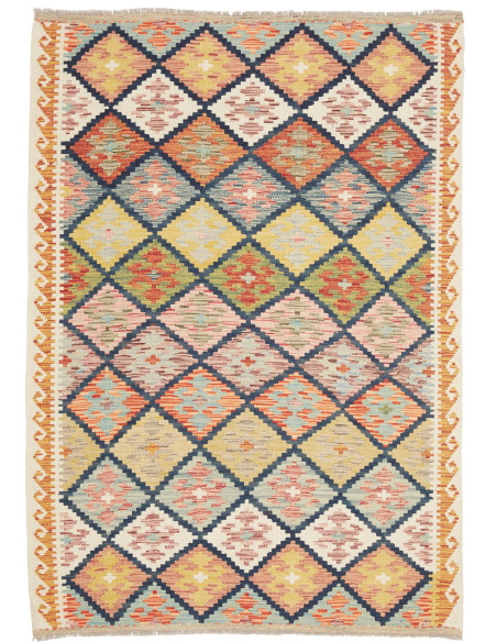 Kilim 127x185 Cm Kilim, Afghanistan, Hand-carded Wool,