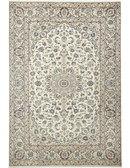 Rug Kashan Persia white 200x293