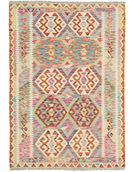 Kilim 123x179 Cm Kilim, Afghanistan, Hand-carded Wool
