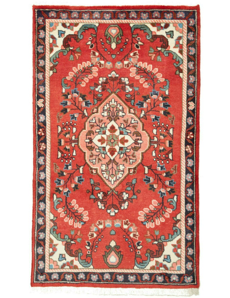 Rug Hamadan Persia brown grey 81x137