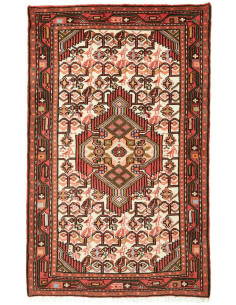 Rug Hamadan Persia red beige 78x125