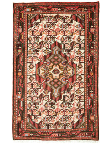 Rug Hamadan Persia red beige 78x125