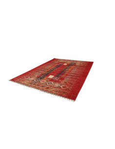 Rug Siva Pakistan 240x306 Red Blue 2