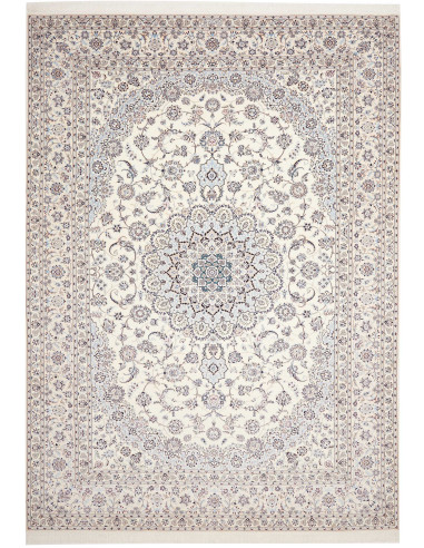 Nain 6la 252x356 Cm Nain 6la Persia, Hand-carded Wool And