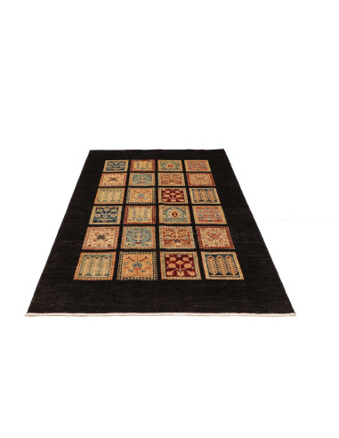 Tappeto Bakhtiyar Pakistan 123x186 Marrone Scur