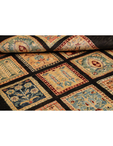 Tappeto Bakhtiyar Pakistan 123x186 Marrone Scur