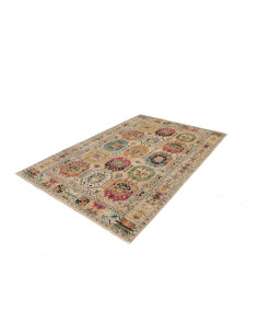 Tappeto Tribal Pakistan 146x213 Beige Multicolo 2
