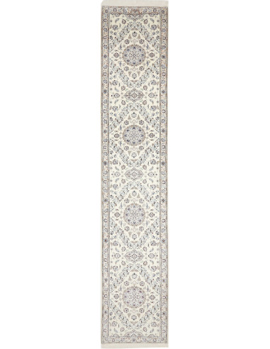 Nain 6la 80x422 Cm Nain 6la, Persia, Lana Cardata A Mano E