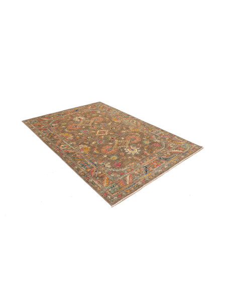 Tappeto Zigler Fine Pakistan 147x204 Marrone Pe