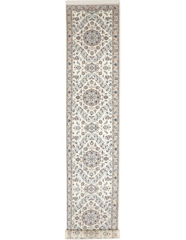 Nain 6la 86x540 Cm Nain 6la Persia Hand-carded Wool And Silk