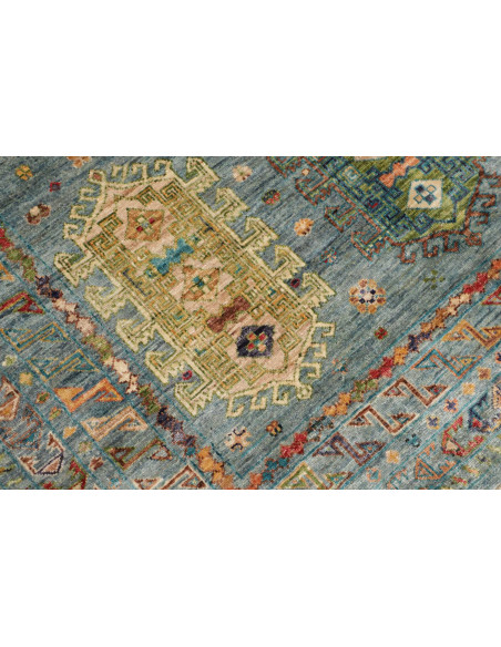 Tribal 150x208 Cm Tribal Pakistan Lana Cardata A Mano