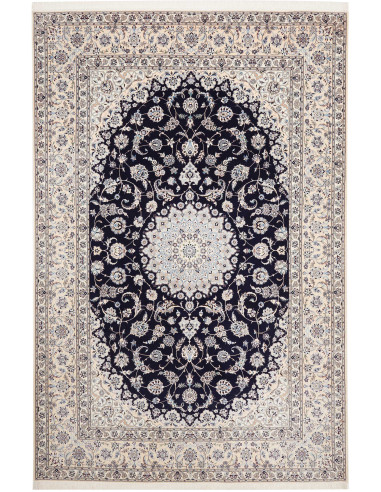 Nain 6la 211x317 Cm Nain 6la, Persia, Lana Cardata A Mano E
