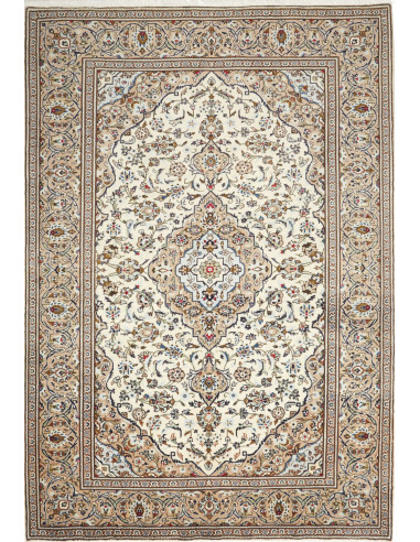 Kashan 200x290 Cm Kashan, Persia, Hand-carded Wool warp:
