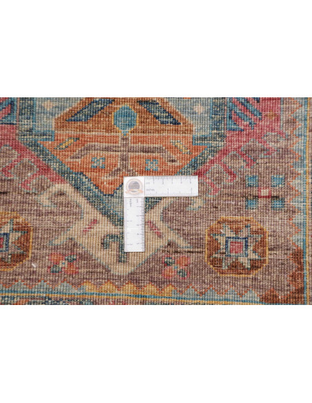 Tappeto Tribal Pakistan 78x205 Marrone Rossicci