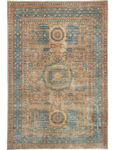 Rug Mamlouk Pakistan 122x183 Muted Teal Blue Wa