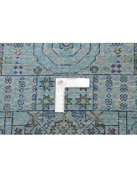 Rug Mamlouk Pakistan 80x293 Turquoise Teal