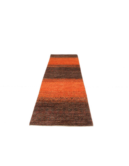 Tappeto Royal Gabbeh Pakistan 79x247 Terracotta