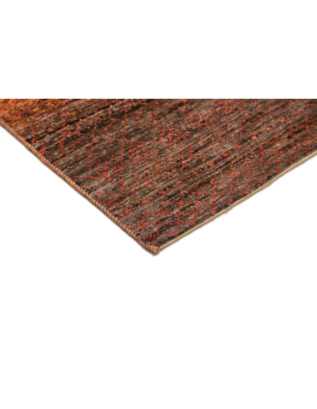 Tappeto Royal Gabbeh Pakistan 79x247 Terracotta