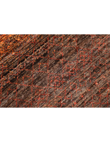 Tappeto Royal Gabbeh Pakistan 79x247 Terracotta