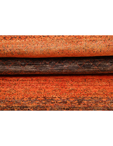 Tappeto Royal Gabbeh Pakistan 79x247 Terracotta