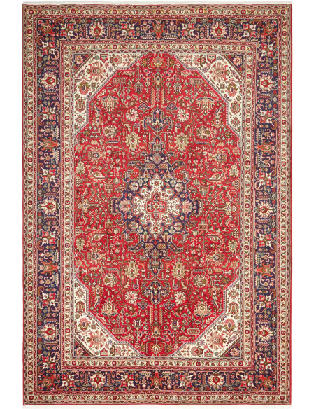 Tabriz 200x300 Cm Tabriz, Persia, Hand-carded Wool,